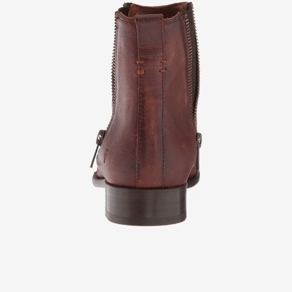 Frye Carly Chelsea women US 10 B Brown Leather Ankle Boots - Picture 2 of 8